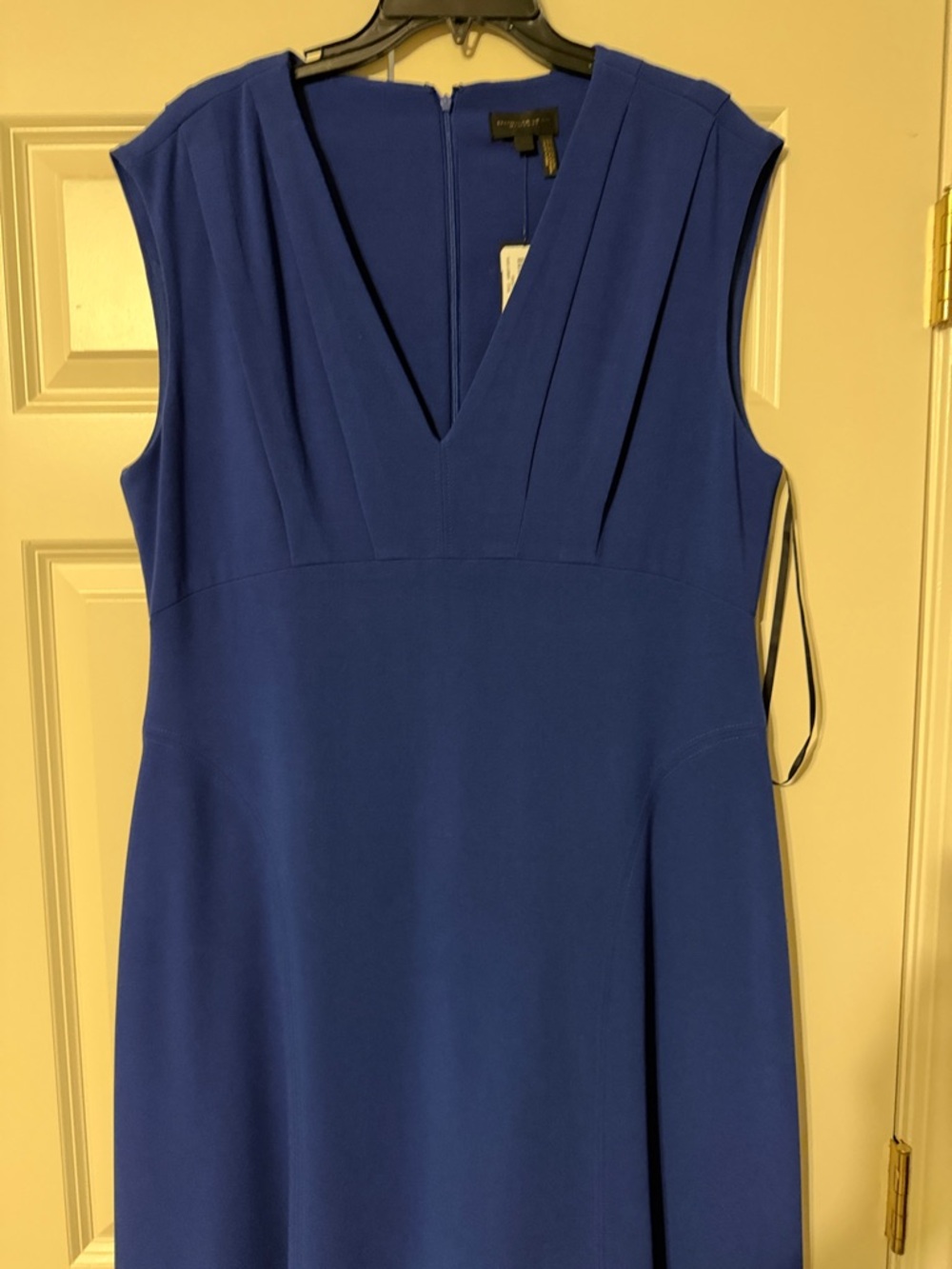 Donna Karan Royal Blue Midi Dress